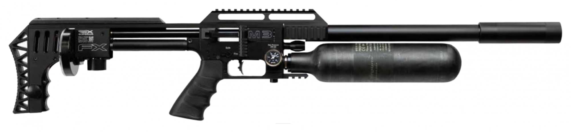 Fx Airguns Fx Impact M3 Black Pcp Air Rifle Rifleman Firearms 0854