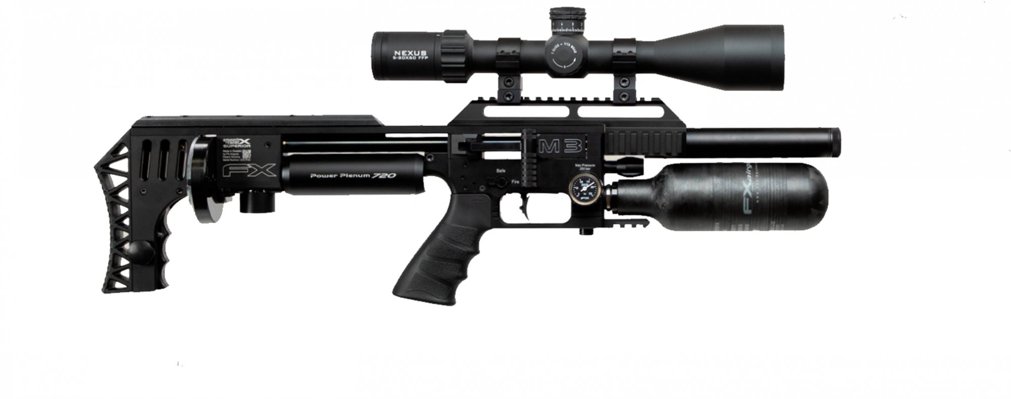 Fx Airguns Fx Impact M3 Black Compact Pcp Air Rifle Rifleman Firearms 7127